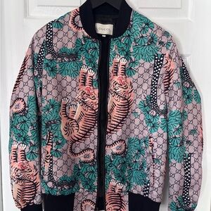 SOLD Gucci Jungle Print Jacket with Tiger Motif